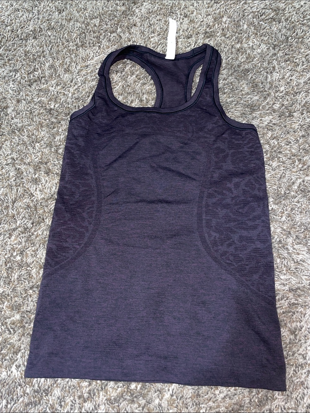 lululemon athletica Deep Plum Textured Racerback Tank